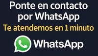 Ponte en contacto por WhatsApp en 1 minuto