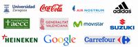 Logos de clientes: airnostrum, coca-cola, heineken.. Logos de clientes: airnostrum, coca-cola, heineken..