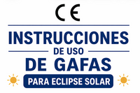 instrucciones gafas eclipse solar